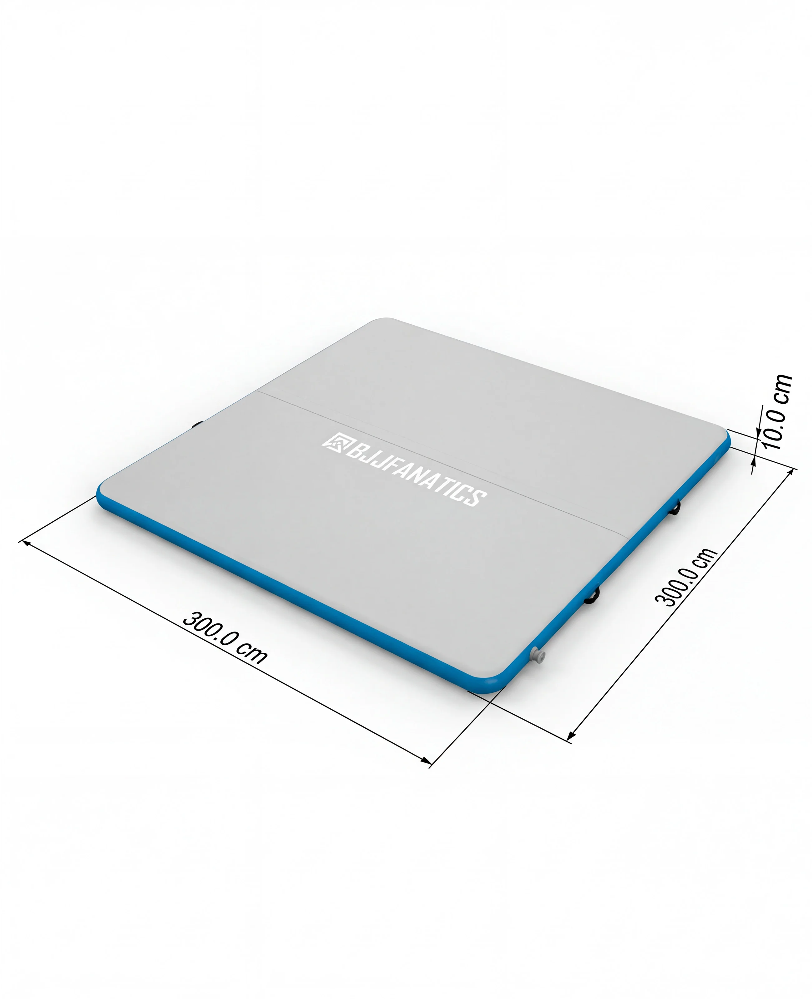 10' x 10' Inflatable Jiu-Jitsu Training Mat – Heavy-Duty 4" Air Mat With Pump – Premium Home Rolling Surface for BJJ, Wrestling, MMA, and Fitness - Image 3